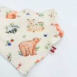 Friendly Forest Bandana Bib (Made in Canada)