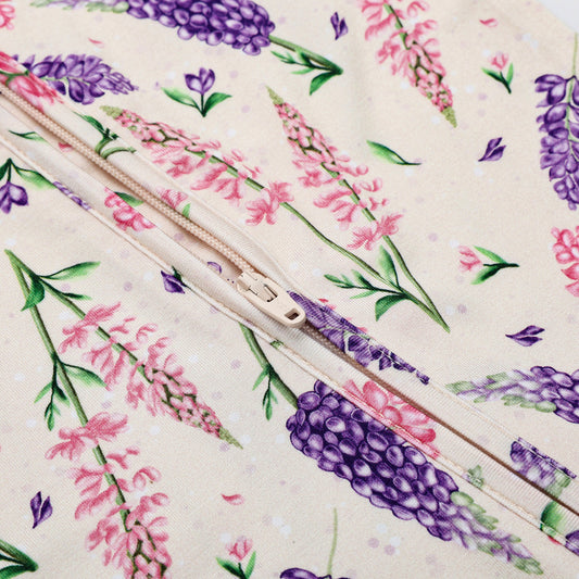 Lovely Lupins Convertible Footie