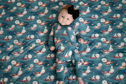 Made for Each Otter Toddler Blanket